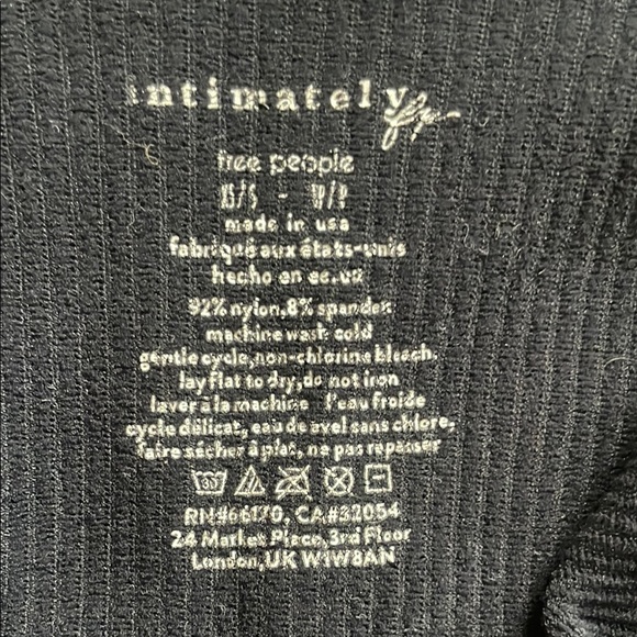 FP Movement by Free People Midnight Ribbed Camisole - Picture 6 of 6